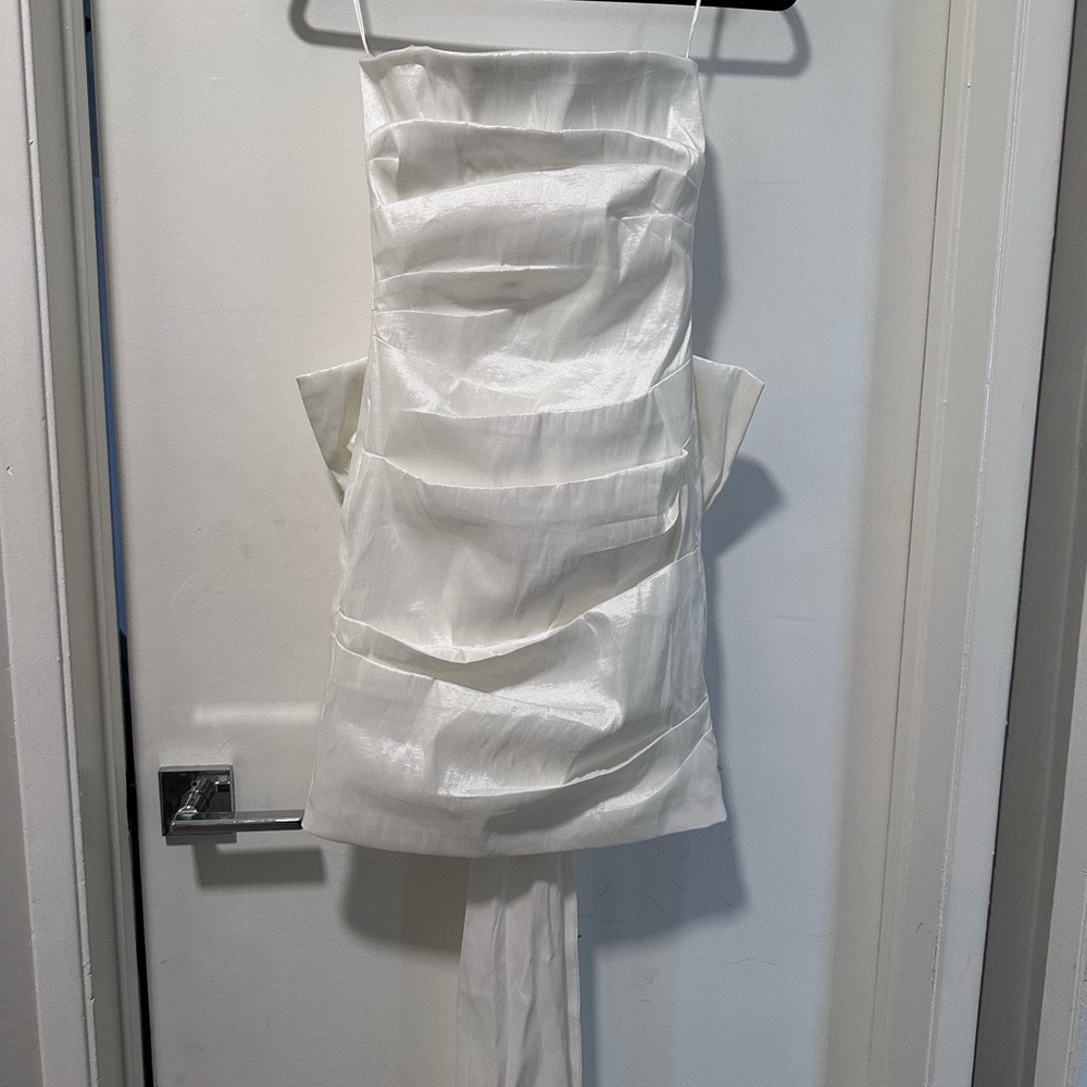 Lovely Day Ivory Strapless Dress